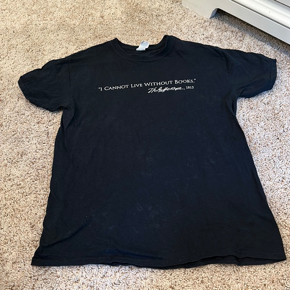 Black Thomas Jefferson t shirt